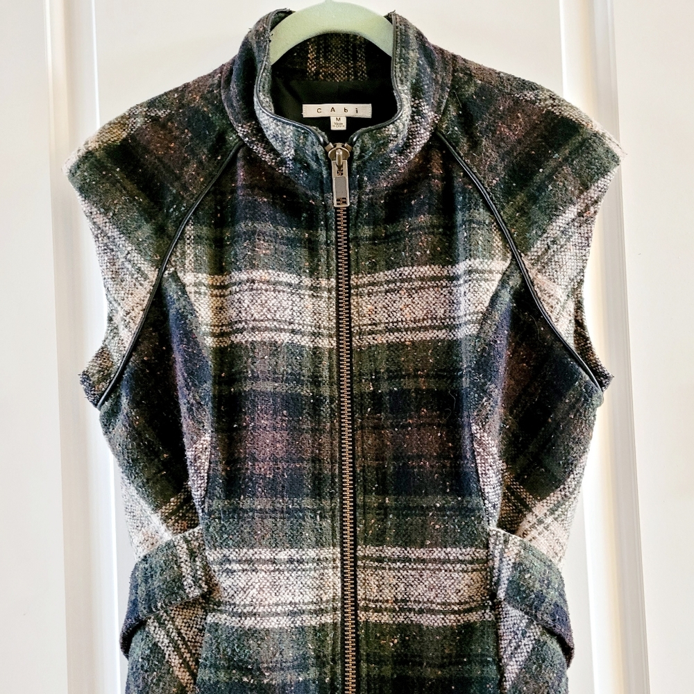 Cabi plaid vest